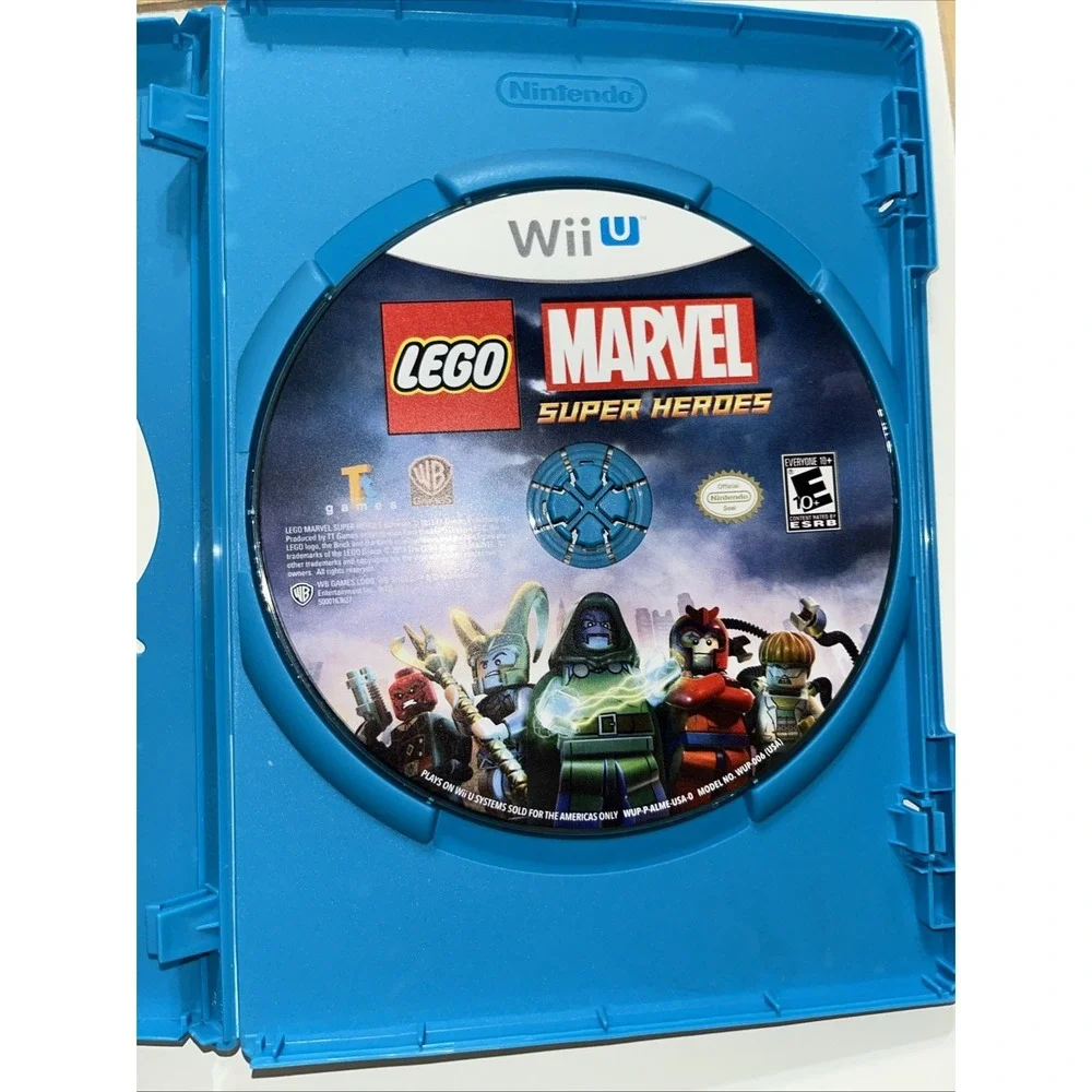 LEGO Marvel Super Heroes for Nintendo Wii U.‎ Game and box. No manual